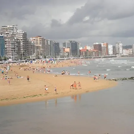Apartamento Con Encanto Y Vistas En Playa San Lorenzo Gijon
